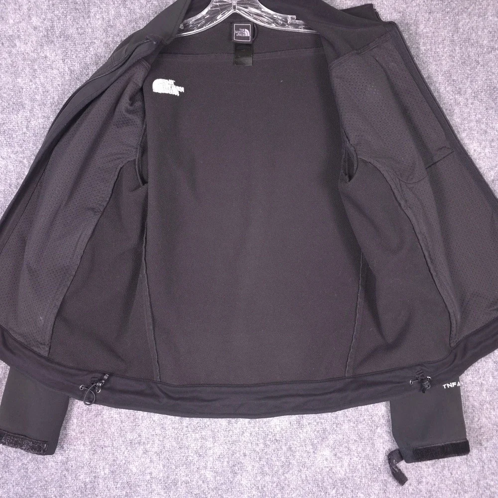 The North Face Apex Bionic Softshell Jacket Mens Small Black Windproof Outdoor